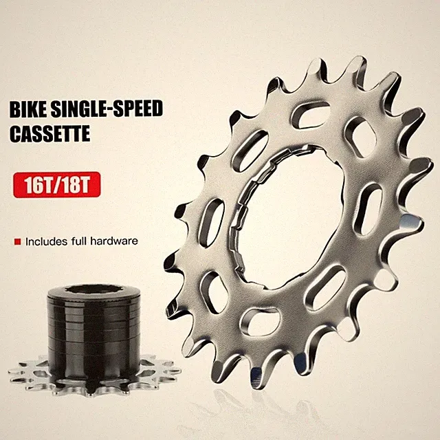 16T 18T Bicycles Single Speed Cogs Conversion Kits with Spacer and Locking Rings