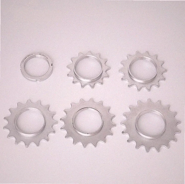 1Set Bicycle Sprocket Fixed Gear Speed Cog Lock Ring 13T 14T Bike Flywheel Gear