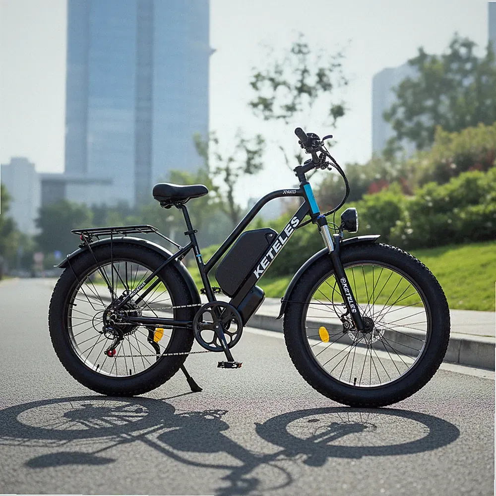 32MPH Peak 2000W 48V 23AH Electric Bicycle for Adult 26" FatTire E-Mountain Bike