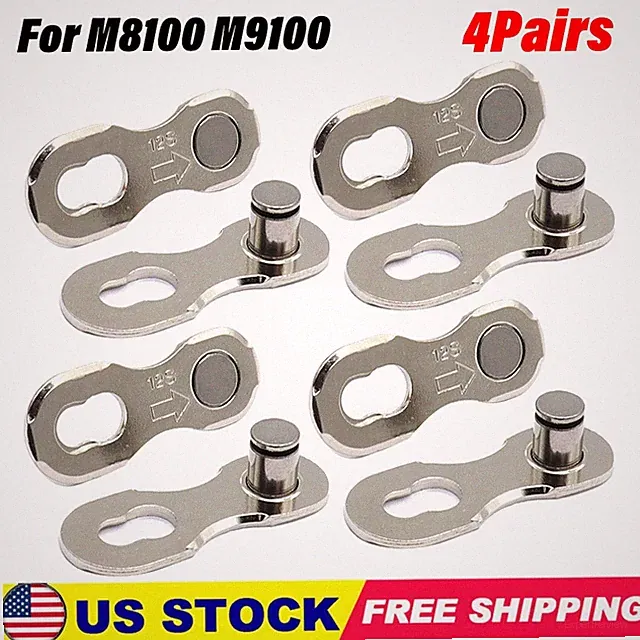 4x For Shimano SM-CN910 12 Speed Chain Lock Quick-Link Connector For M8100 M9100