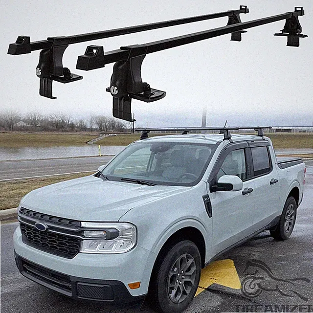 54" Roof Rack Cross Bar Cargo Bike Carrier w/ Lock For Ford Maverick 2022-2025