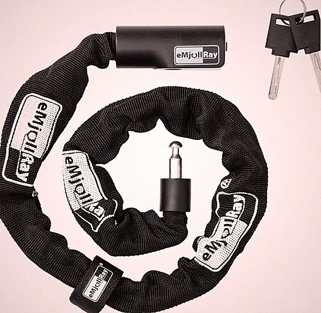 Anti-Theft Chain Lock for Scooter & Bike Heavy Duty Alloy Steel Security Lock wi