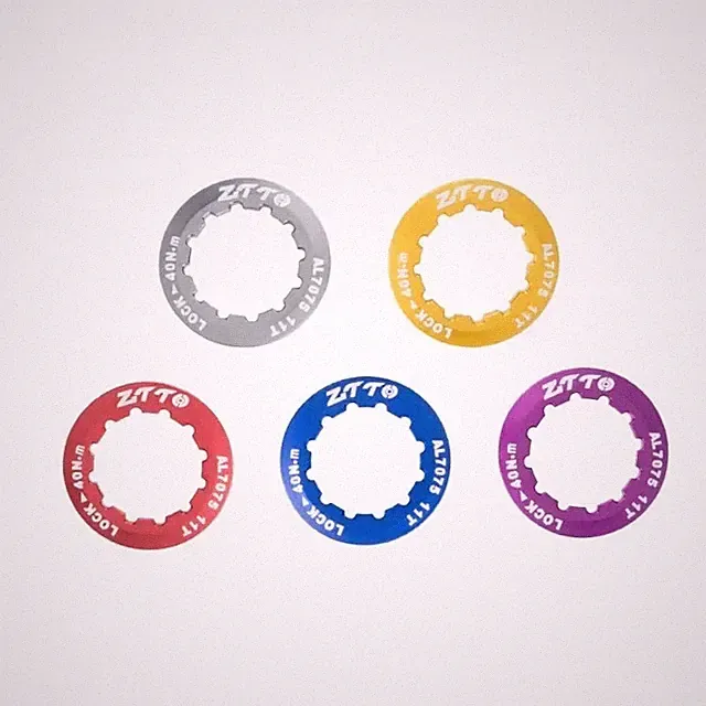Bicycle Cassette Lock Ring Fits SRAM/Shimano 6/7/8/9/10/11/12 Speed Bike Ztto