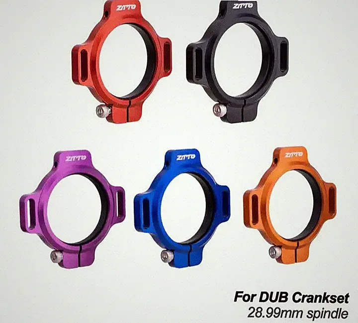 Bicycle Crank Chainring Pre-load Adjuster Bike Dub 28.99mm Spacer Lock-Ring