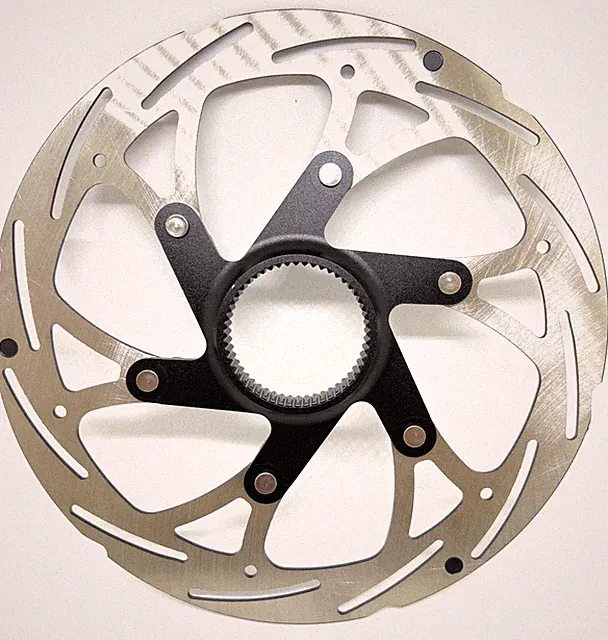 Bike & bicycle floating rotor replacement 140 mm. Compatible with center lock.