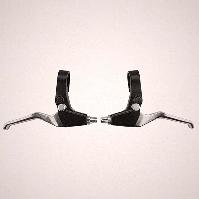 BIKE BRAKE LEVER BICYCLE CYCLING MX T-7 BK/SL PR LOCKNG