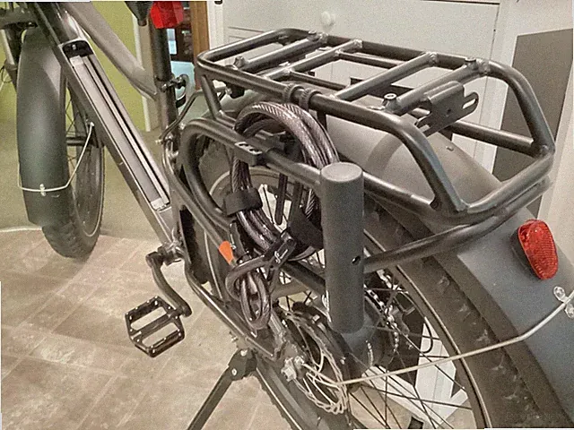 Bike U Lock w/ 6ft Steel Cable & Mount Bracket 18mm Bicycle Lock