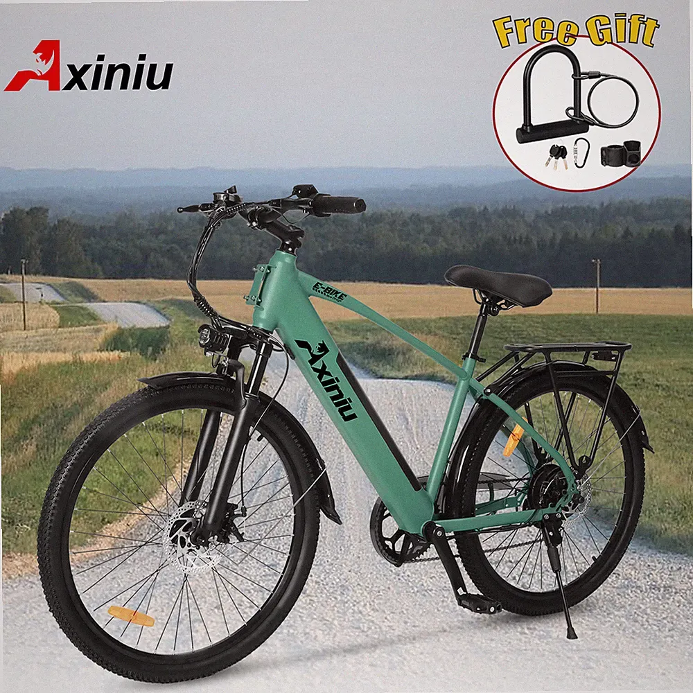 Ebike 26" Electric Bike Bicycle For Adults Commuter City PEAK 750W Lock