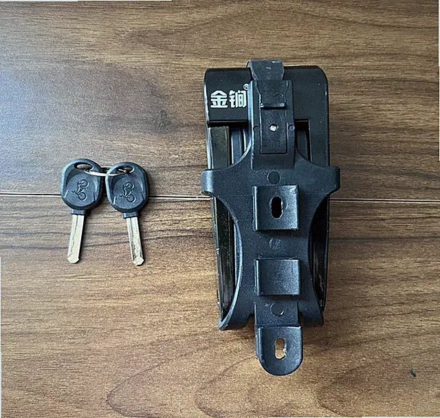 Folding Bike Lock with 2 Keys Heavy Duty, Fits Bicycle Scooter