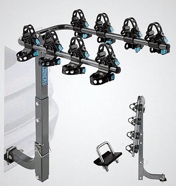 Hitch Bike Rack – Heavy-Duty Dual Locking, 240LBS Max Load | Hanging Bike...