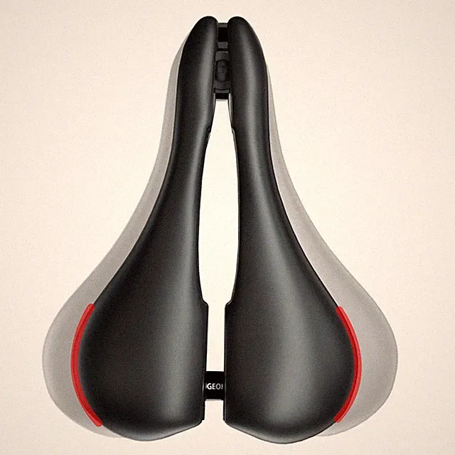 HUGEOAKS Width Adjustable Bike Seat - Comfortable Prostate Friendly Bicycle S...