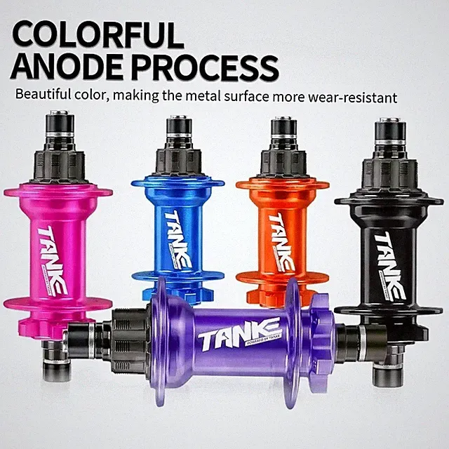 Mountain Bike Double Lock Single Speed Hub 6 Claw 3 Teeth 4 Bearing Disc Brake