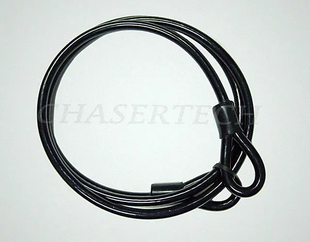 New MTB Road BMX Bicycle Bike Steel Lock Cable 10mm 72" Black
