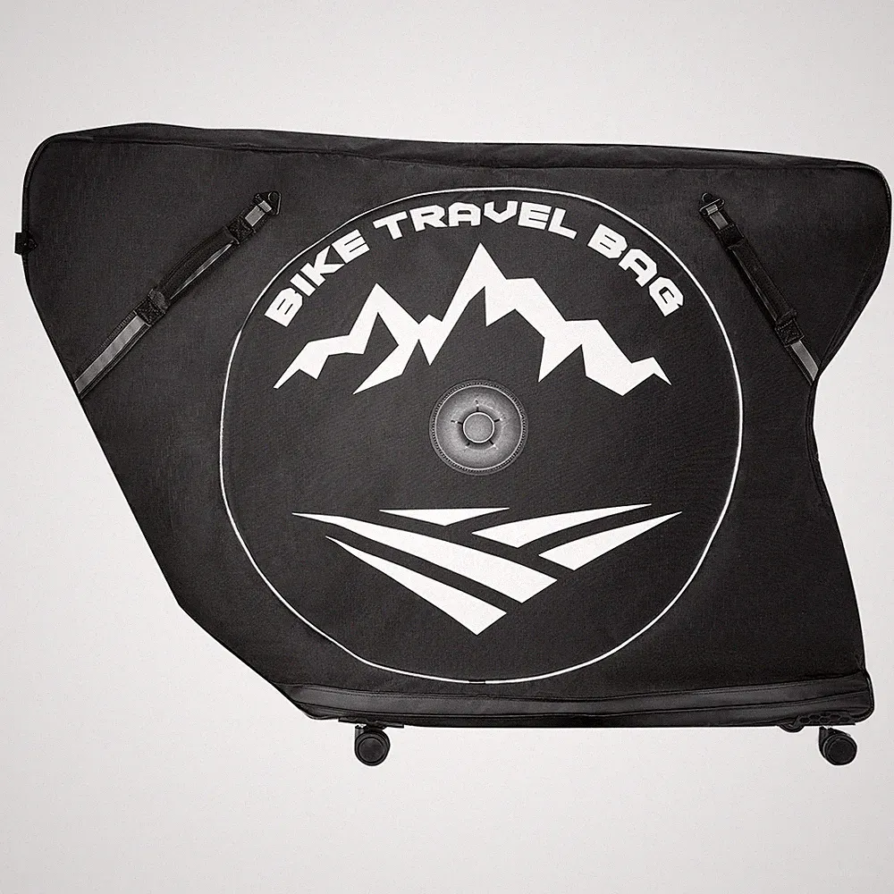 [New]Triathlon Bike Travel Bag,Transport Bicycle Storage Carry Bag w/TSA Lock &