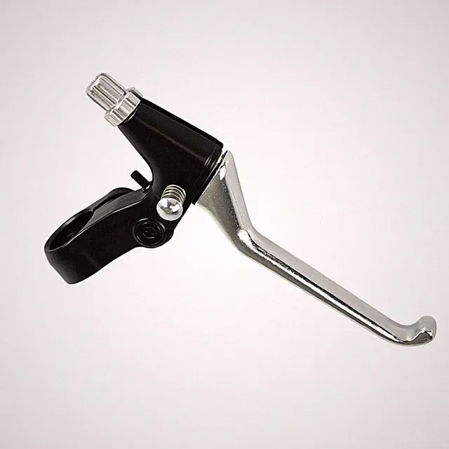 PRO+ 4 Finger Bicycle Locking Alloy Brake Lever RIGHT CH-2482 Black/Chrome