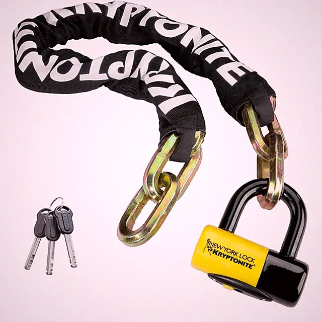 Protect Your E Bike Theft - Kryptonite 14mm Chain Lock