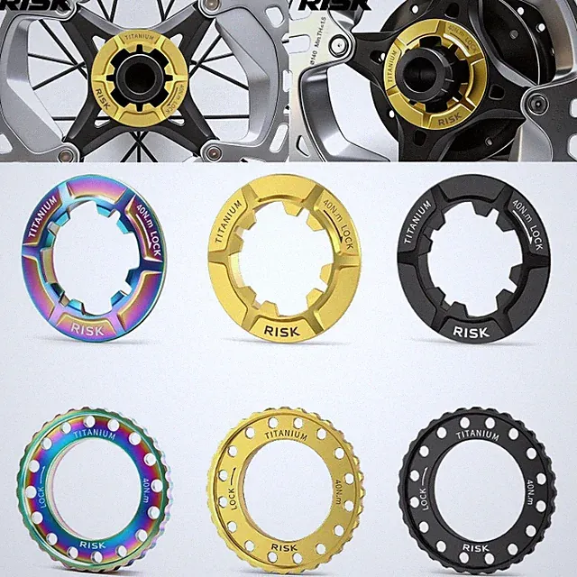 Road Bike Bicycle Titanium Alloy Center Lock Disc Clamp Internal External Lock