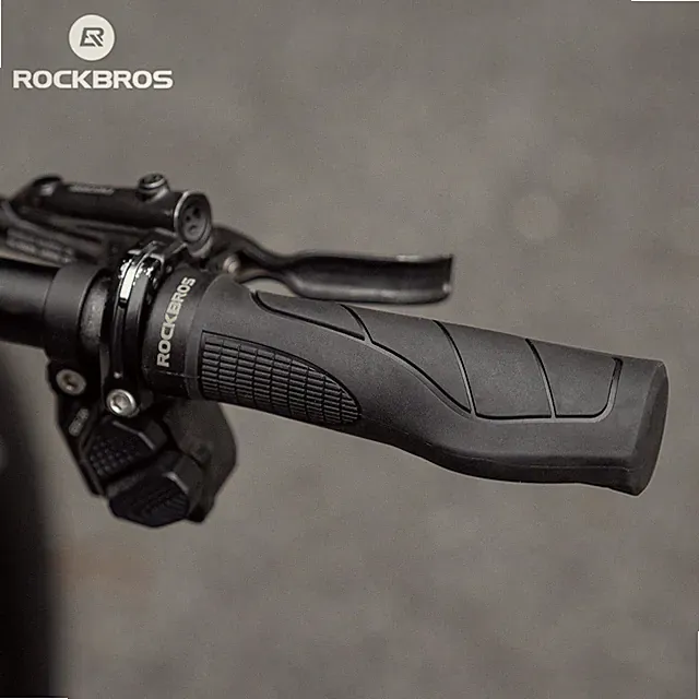ROCKBROS Bike Grips Ergonomic Single Lock-on & Non-Slip Comfort Handlebar Grips