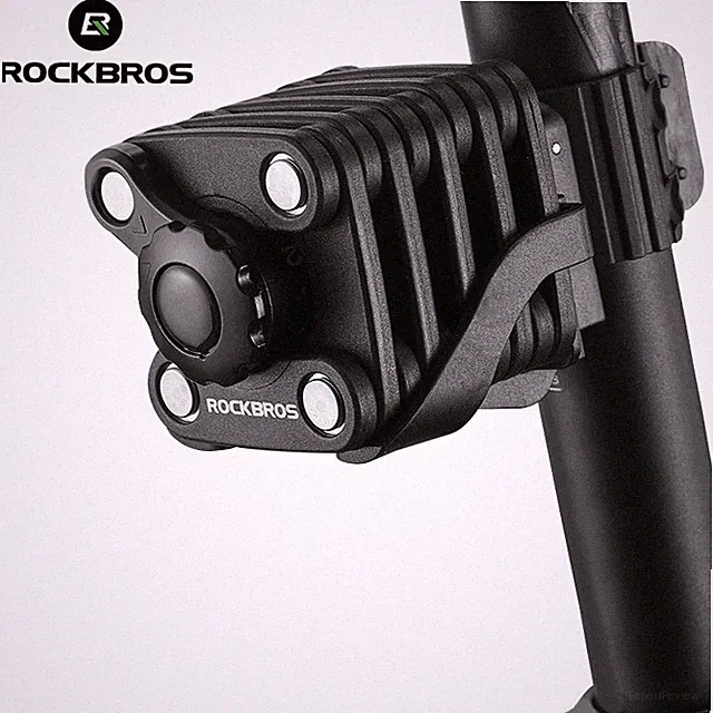 ROCKBROS Folding Lock Compact with Keys Mounting Bracket Mini Anti-Theft Alloy