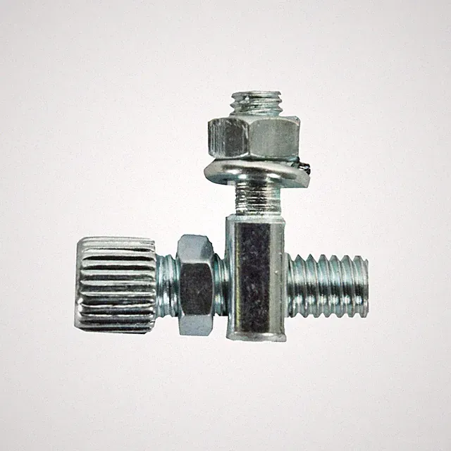 Sunlite Bicycle Brake Barrel Adjuster w/ Lock Nut & Mount - Silver - Individual