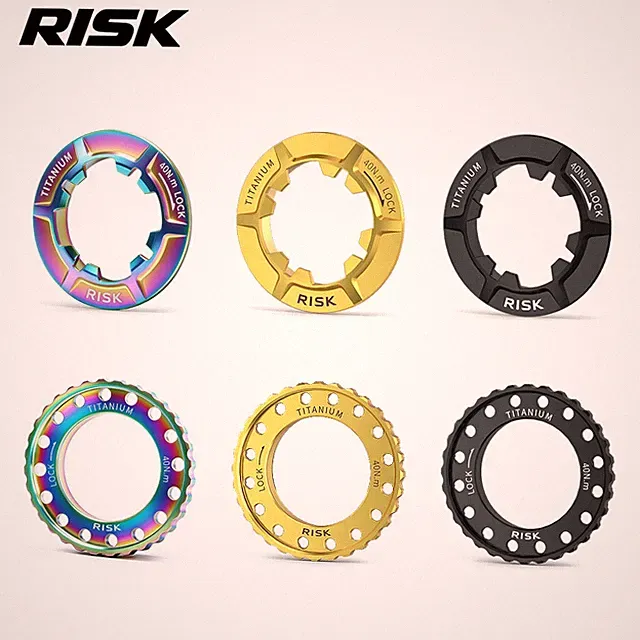 Titanium Alloy Road Bike Bicycle Internal External Center Lock Cover Disc Clamp