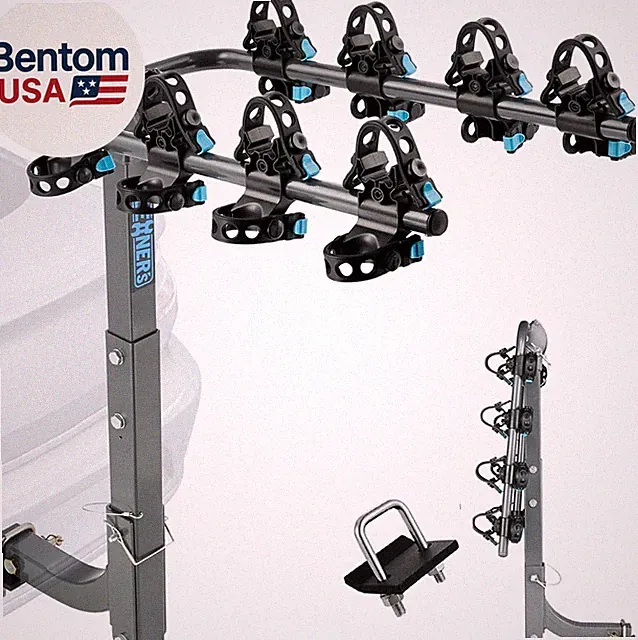Upgrade 2.0 Hitch Bike Rack – Heavy-Duty Dual Locking, 240LBS Max Load | Hanging
